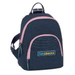 SAFTA small BACKPACK BLUE PINK ΜΙΚΡΟ ΣΑΚΙΔΙΟ ΠΛΑΤΗΣ 612008846