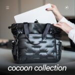 Hedgren Cocoon Puffer Totebag Black HCOCN03-003 - Image 3