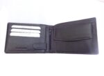 LX 8359 Δερμάτινο ανδρικό Πορτοφόλι ταυτότητας γκρι μαύρο - Image 2