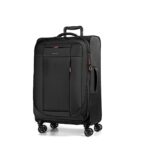 2988-07-52 March Wall Street Black Βαλίτσα Μικρή (Χειραποσκευή) expandable