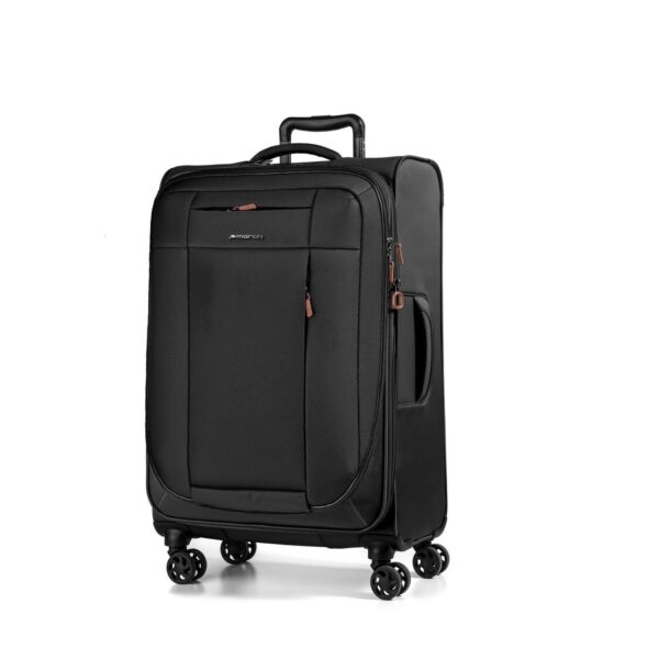 2988-07-52 March Wall Street Black Βαλίτσα Μικρή (Χειραποσκευή) expandable