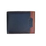 LX 4502-01 Δερμάτινο ανδρικό πορτοφόλι μαύρο καφέ Luxus RFID