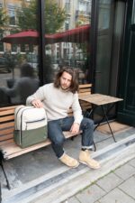 Hedgren Commute Bike Stem 15.6" Laptop Backpack Beige - Σακίδιο Αδιάβροχο για ποδήλατο HCBI03-860 - Image 6