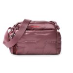 Hedgren Cocoon Cosy Shoulder Bag Dusty Pink - Γυναικείο Τσαντάκι Ωμου Ροζ Μεταλλιζέ  HCOCN02-887