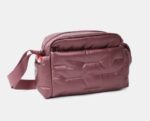 Hedgren Cocoon Cosy Shoulder Bag Dusty Pink - Γυναικείο Τσαντάκι Ωμου Ροζ Μεταλλιζέ  HCOCN02-887 - Image 3