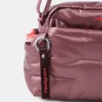 Hedgren Cocoon Cosy Shoulder Bag Dusty Pink - Γυναικείο Τσαντάκι Ωμου Ροζ Μεταλλιζέ  HCOCN02-887 - Image 4