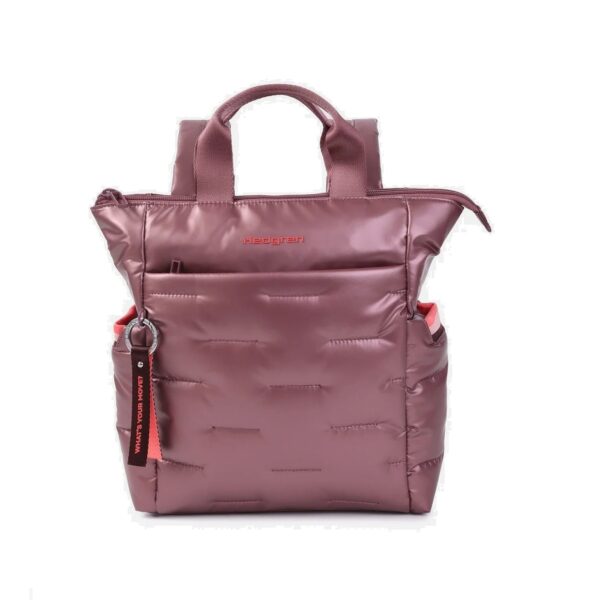 Hedgren Cocoon Comfy Backpack Dusty Pink - Γυναικεία Τσάντα πλάτης Ροζ Μεταλλιζέ HCOCN04-887
