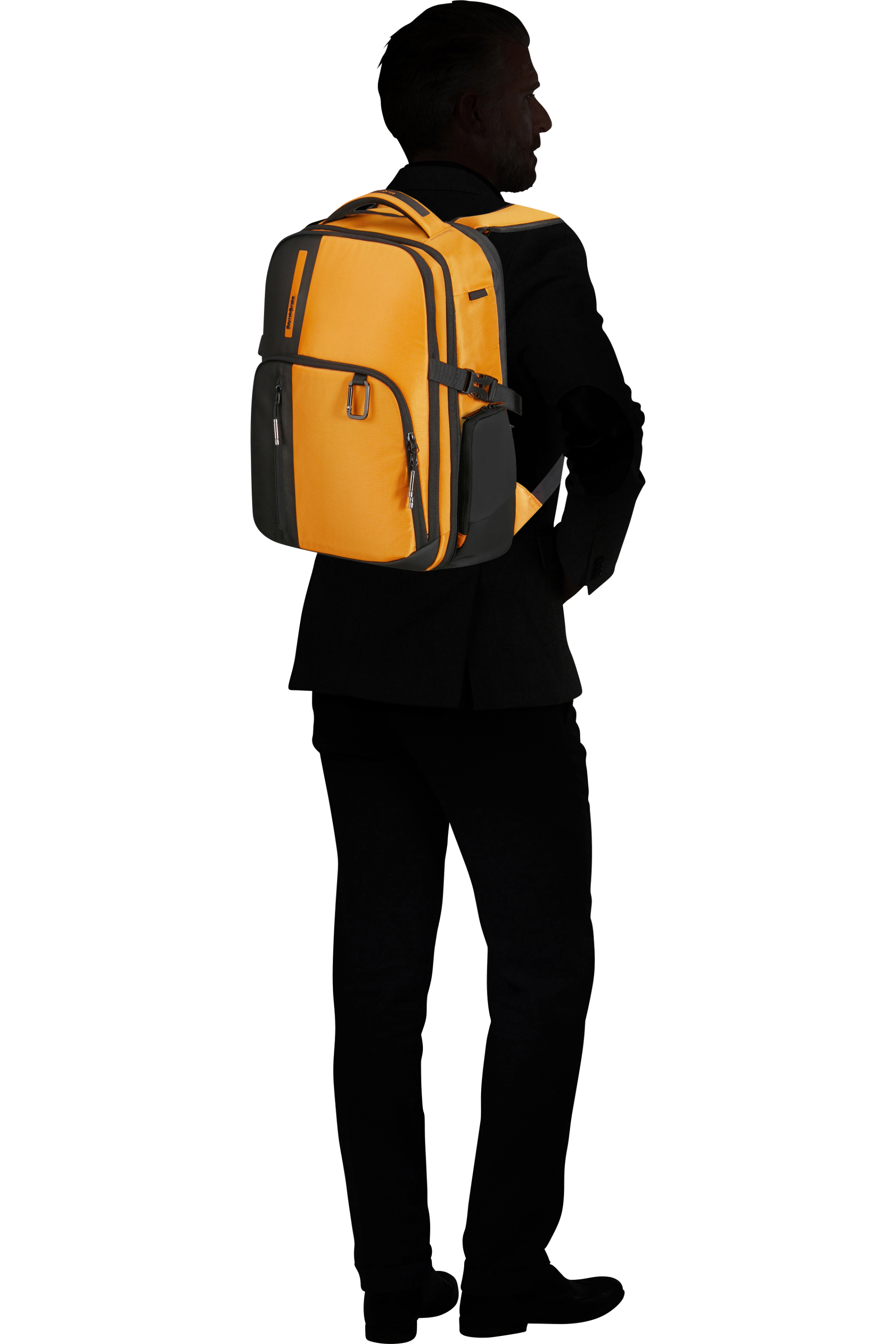 142144 4702 Samsonite Biz2go Laptop Backpack 15.6" Yellow - Image 3