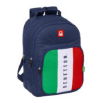 Safta benetton italy σχολική τσάντα 612506773