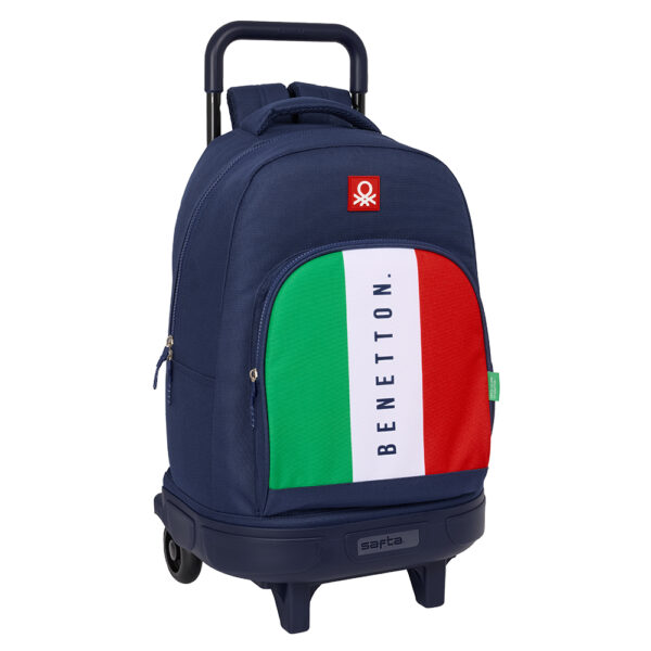 Safta Benetton Italy flag Wheels Τροχήλατο Σακίδιο 612506918
