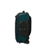140882 A567 Samsonite Ecodiver Duffle Straps Cabin Size Blue- Χειραποσκευή με ιμάντες για την πλάτη Dark Teal/Lime - Image 6