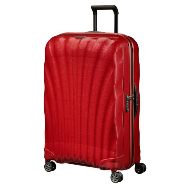 122862 1198 SAMSONITE C-Lite CURV Material 81CM Chili Red Mεγάλη βαλίτσα