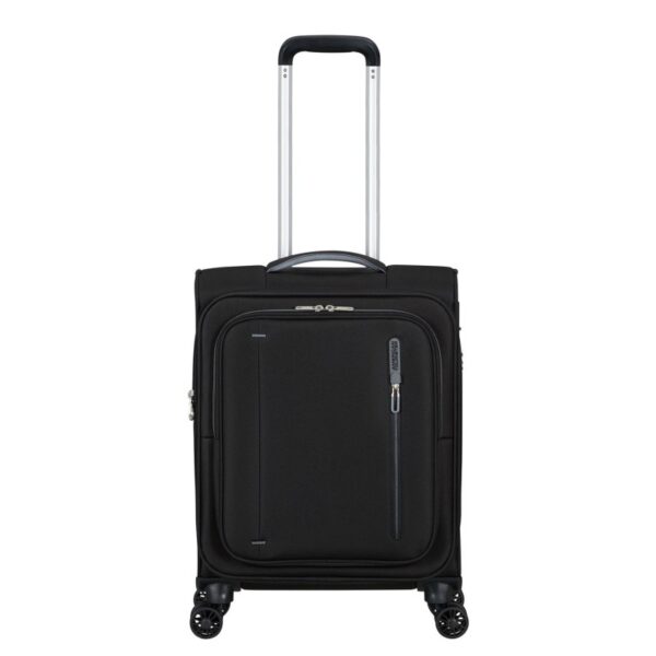 157365 1465 American Tourister Cloudrider Jet Black 55cm Cabin Size