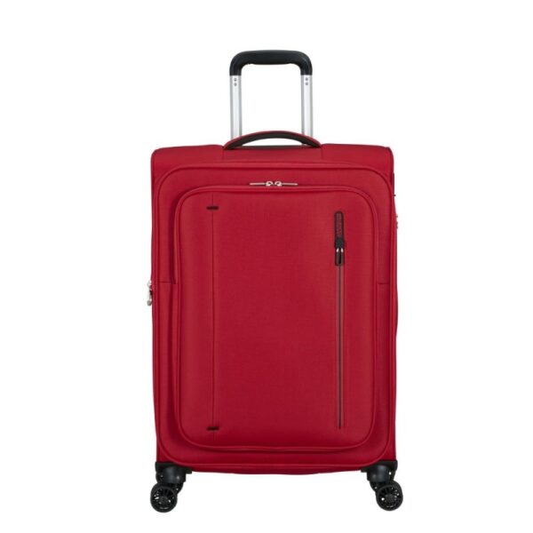 157366 0424 American Tourister Cloudrider Astral Red 67cm Cabin Size