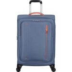 157366 E612 American Tourister Cloudrider Stone Blue 67cm Cabin Size