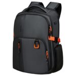 142144 A574 Samsonite Biz2go Laptop Backpack 15.6" Graphite Apricot