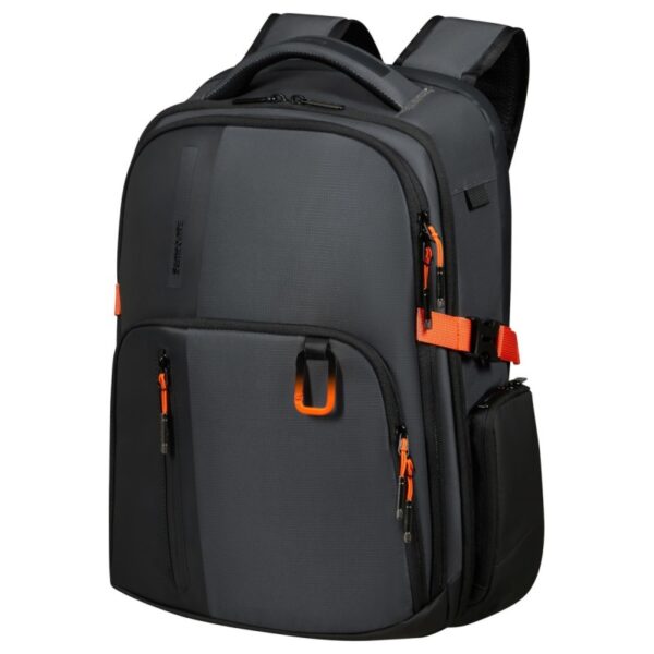142144 A574 Samsonite Biz2go Laptop Backpack 15.6" Graphite Apricot