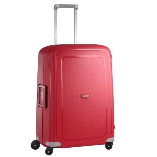 49307 1235 SAMSONITE S'CURE Crimson Red Polypropylene 69cm medium
