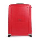 49307 1235 SAMSONITE S'CURE Crimson Red Polypropylene 69cm medium