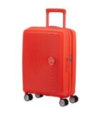 88472 D963 American Tourister Soundbox Neon Orange cabin size