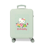 Hello kitty green floral trolley cabin 8447444007721