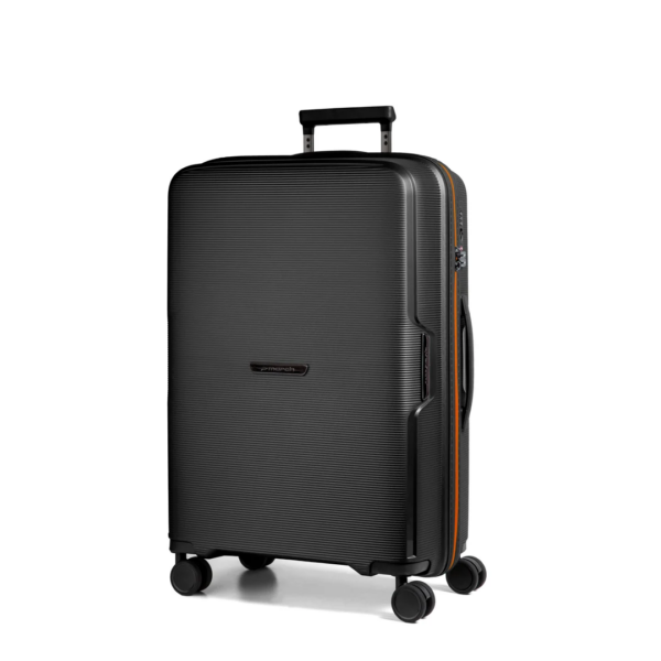 1290-17-62 March Bel air black Μεσαία βαλίτσα 67cm cabin