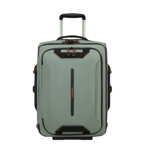 140882 2570 Samsonite Ecodiver Duffle Straps Cabin Size sage 55x40x25cm- Χειραποσκευή με ιμάντες για την πλάτη γκρι
