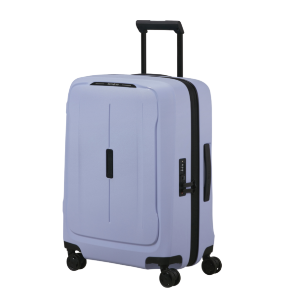 158554 1491 Samsonite Essens Lavender Polypropylene 55cm expandable Cabin Size