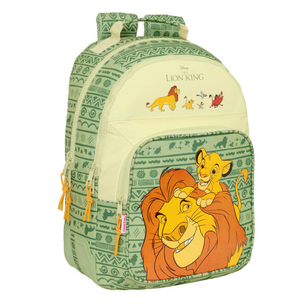 safta Lion king ΣΧΟΛΙΚΟ ΣΑΚΙΔΙΟ ΠΛΑΤΗΣ με δύο χώρους 612441773
