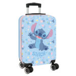 612588851 safta Stitch blue cabin luggage