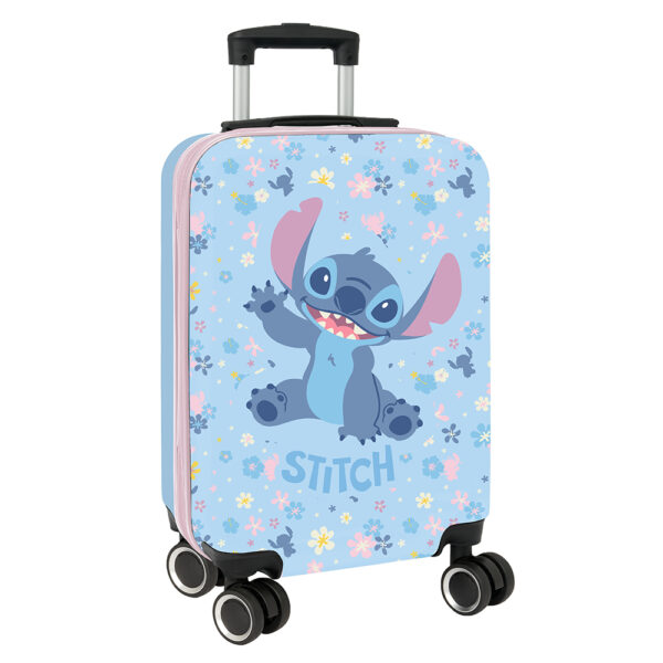 612588851 safta Stitch blue cabin luggage