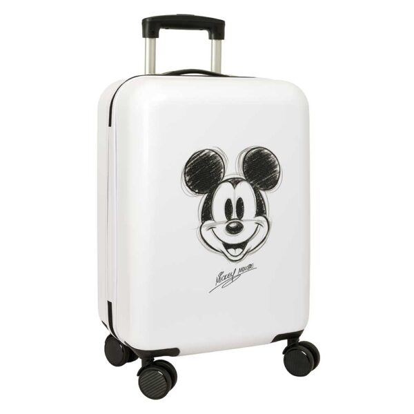 622525851 safta Mickey mouse white pencil cabin luggage
