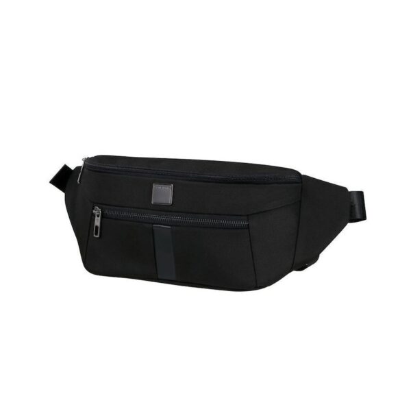 146477 1041 Samsonite Sacksquare Black waistbag" Τσαντάκι μέσης