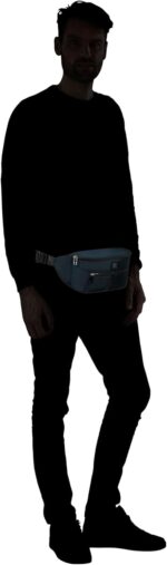 146477 1041 Samsonite Sacksquare Black waistbag" Τσαντάκι μέσης - Image 3