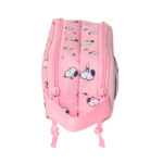 Safta snoopy pink κασετίνα με δύο φερμουάρ 822544512 - Image 3